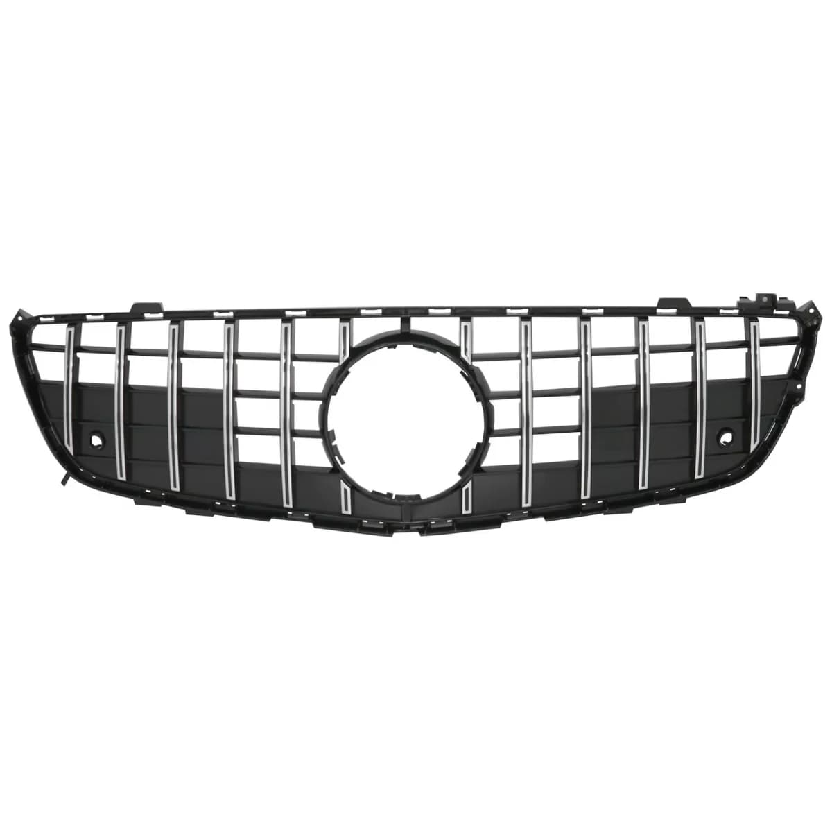 Front Grille suitable for Mercedes SL-Class R231 (2012-2016) GT-R Panamericana Design Black Chrome