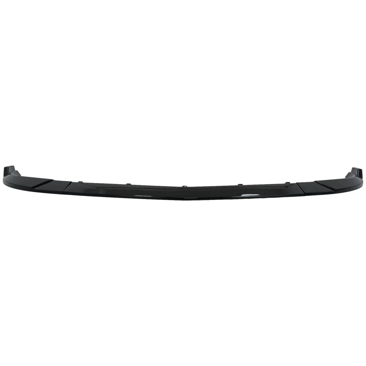 Front Bumper Spoiler Lip Extension suitable for Mercedes C-Class W204 S204 C204 Sport Line (2011-2014) Piano Black