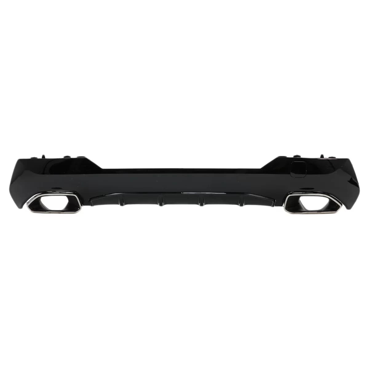 Rear Bumper Valance Diffuser With Exhaust Tips suitable for BMW 4 Series G22 G23 M Sport (2020-up) M440i Design Chrome