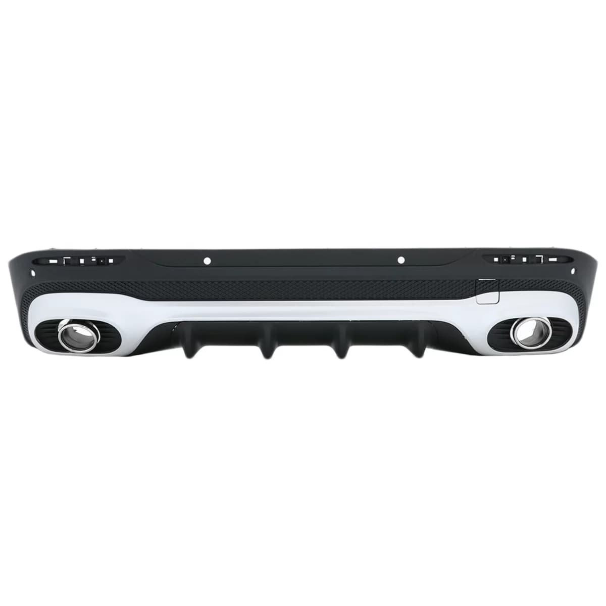 Rear Diffuser with Chrome Exhaust Tips suitable for Mercedes GLB X247 SUV (2020-up) GLB 35 Design
