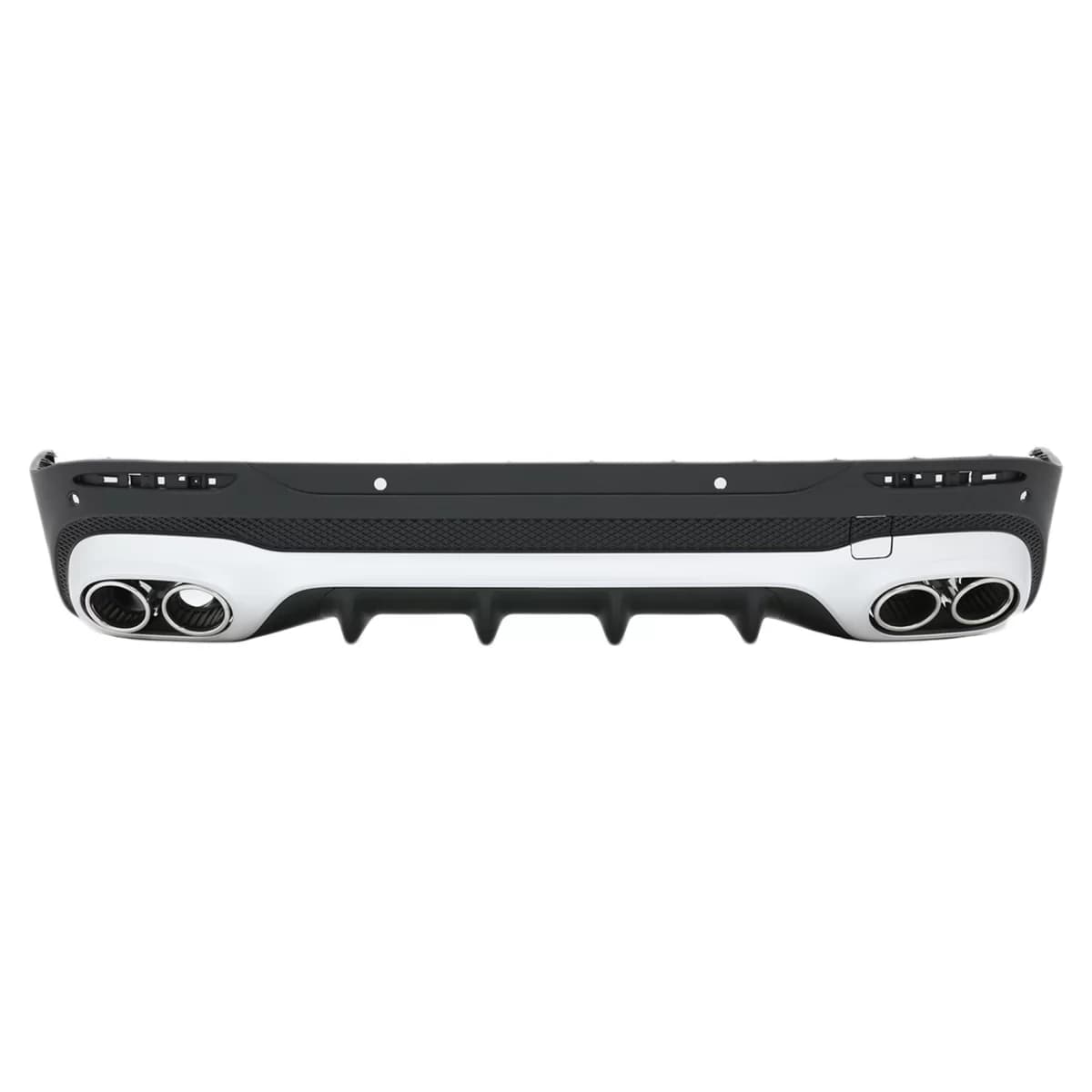 Rear Diffuser with Chrome Exhaust Tips suitable for Mercedes GLB X247 SUV (2020-up) 45 S Design