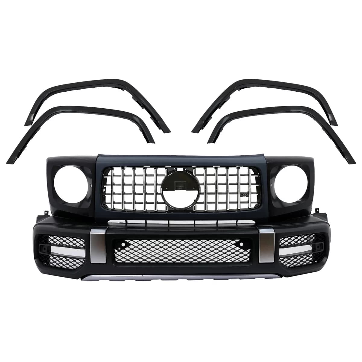 Complete Front Assembly Kit suitable for Mercedes G-Class W463 Facelift (2018-Up) G63 Look