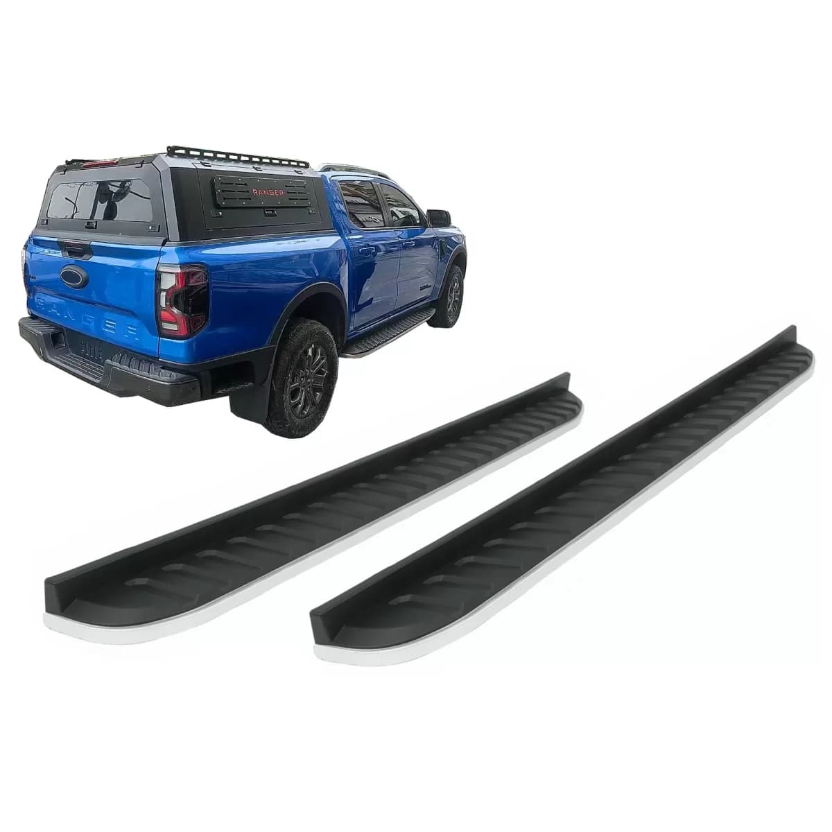 Running Boards Side Steps suitable for Ford Ranger T6 (2011-2020)