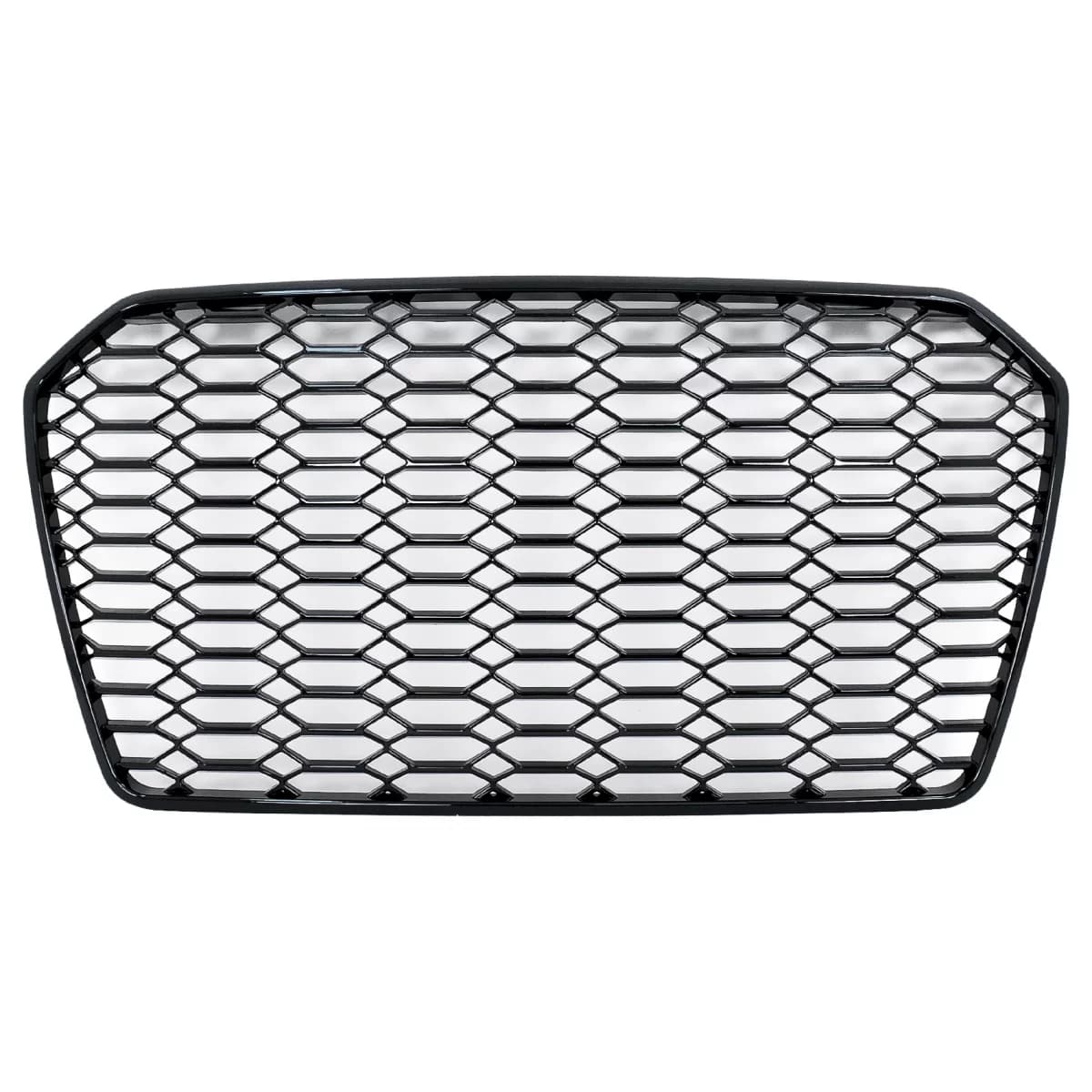 Badgeless Central Grille suitable for Audi A6 C7 4G Facelift (2014-2018) Shiny Black