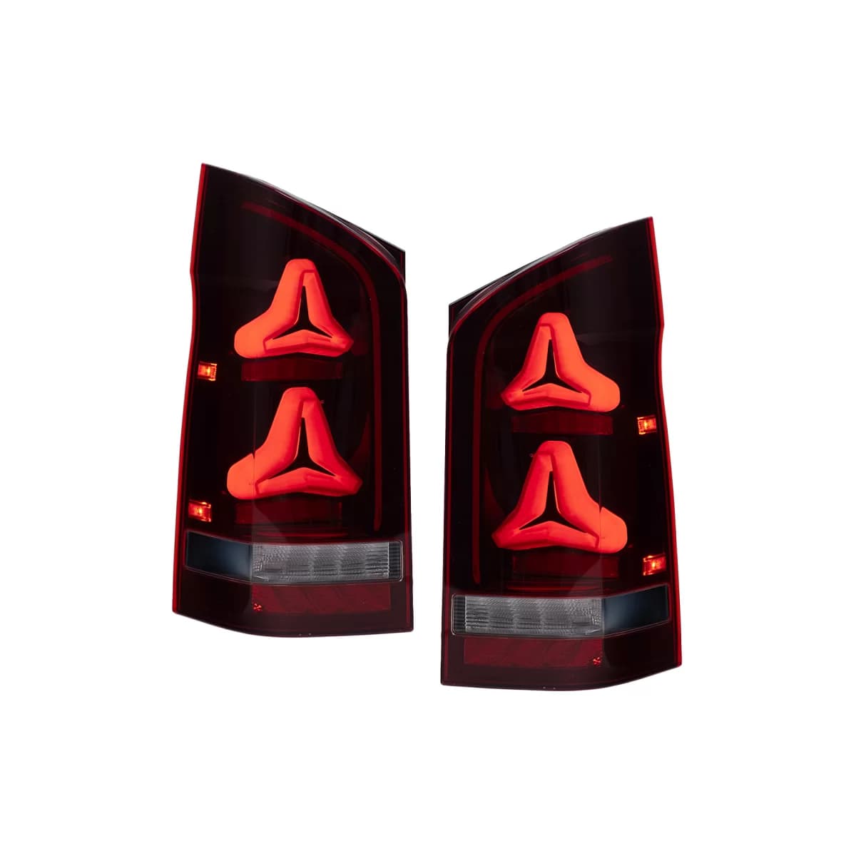 LED Taillights suitable for Mercedes V-Class W447 (2014-2024) Single Rear Door Dynamic Turning Lights