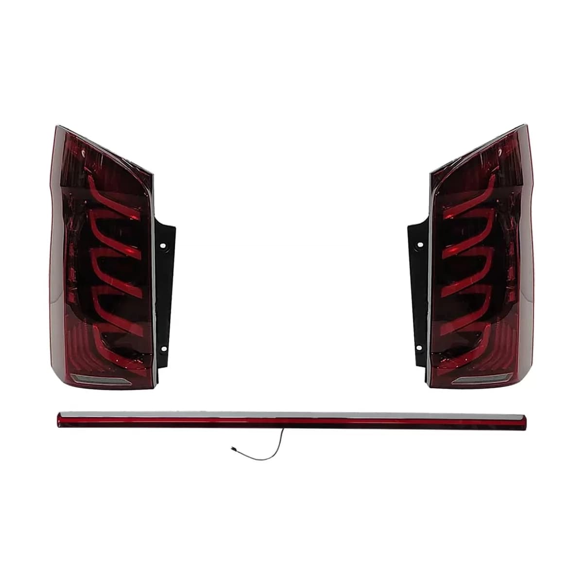 LED Taillights suitable for Mercedes V-Class W447 (2014-2024) Single Rear Door Dynamic Turning Lights