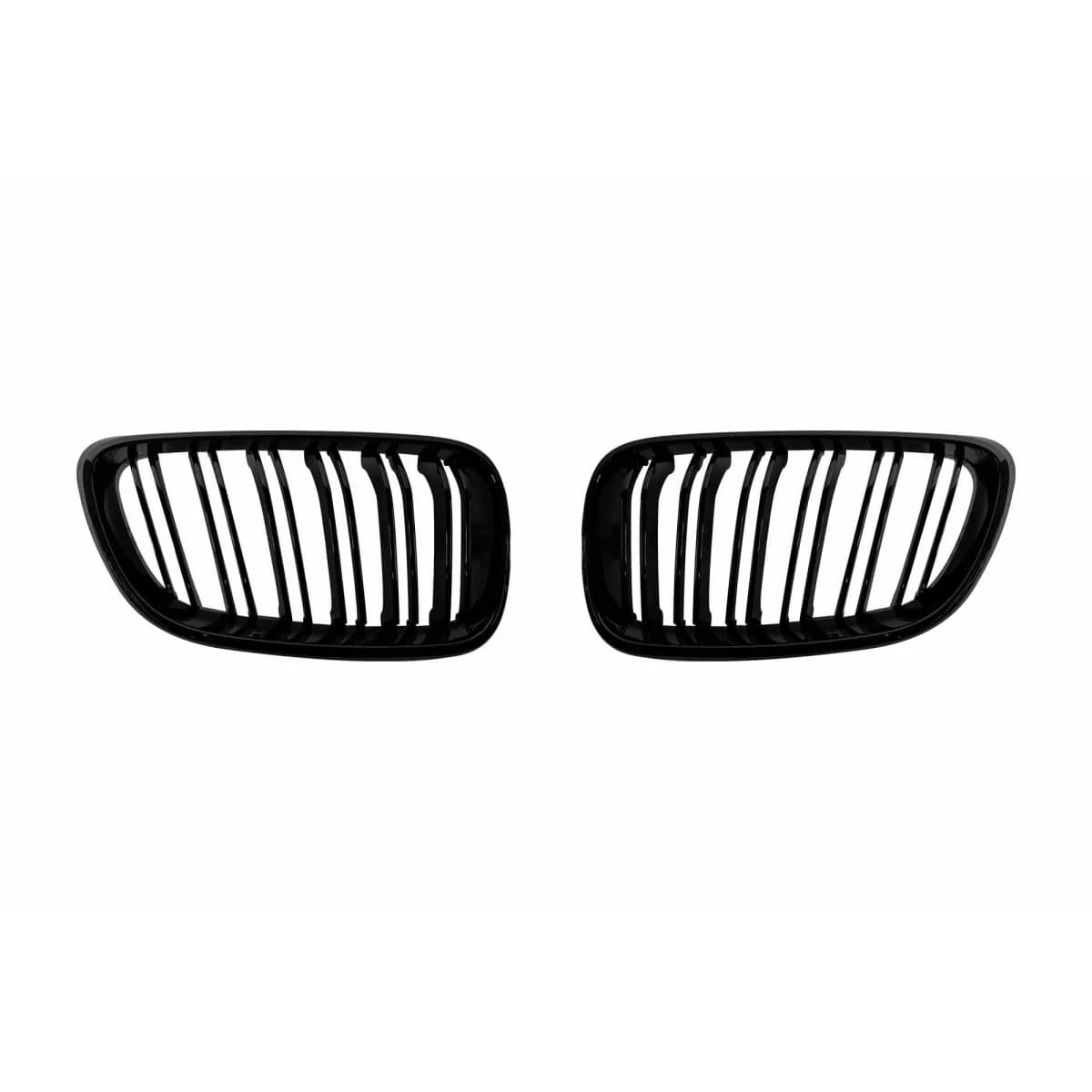 Double slat kidneys in black lacquer suitable for BMW Series 2 F22 Coupe, F23 Cabriolet after 2013