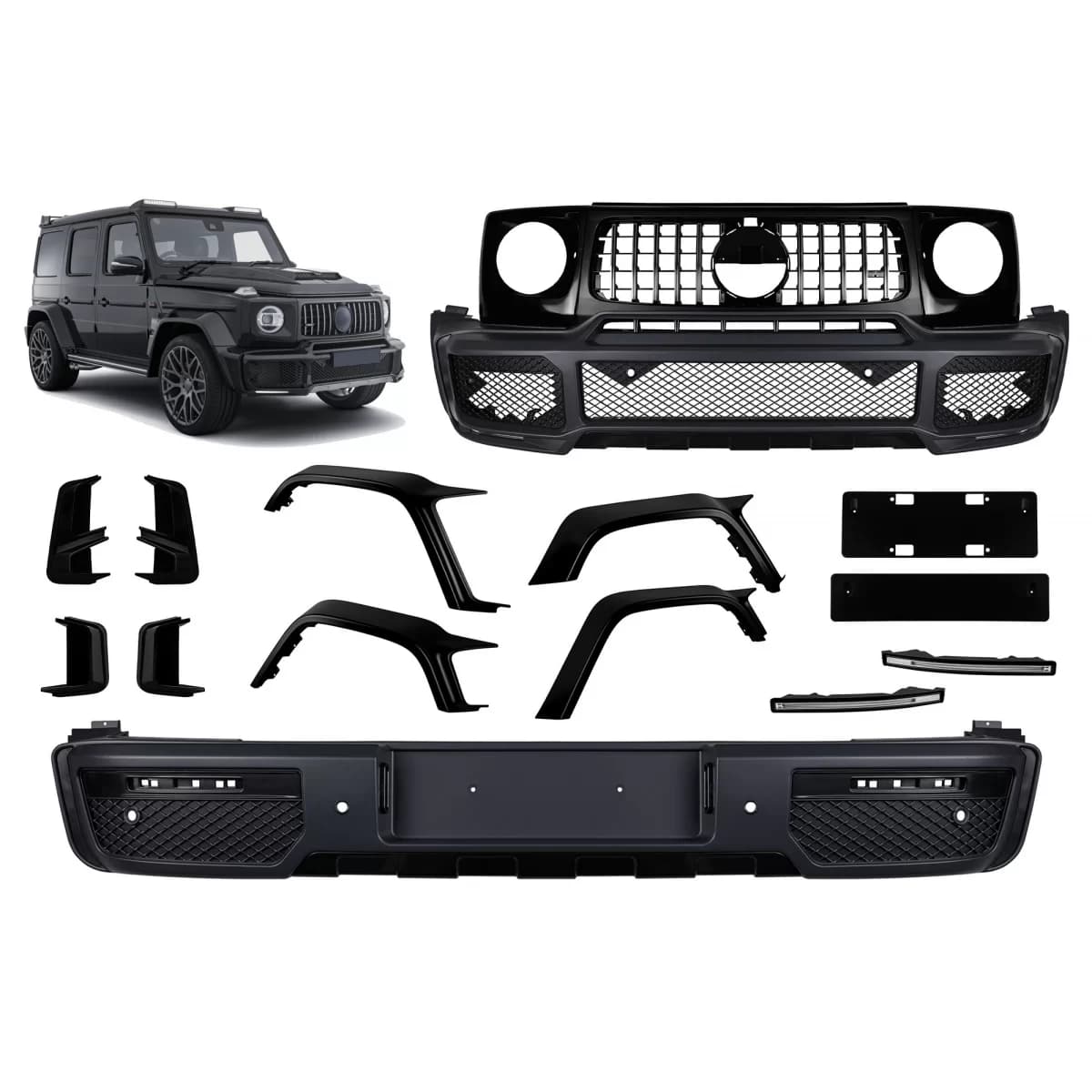 Brabus package type G800 suitable for Mercedes G-Class W464 after 2018