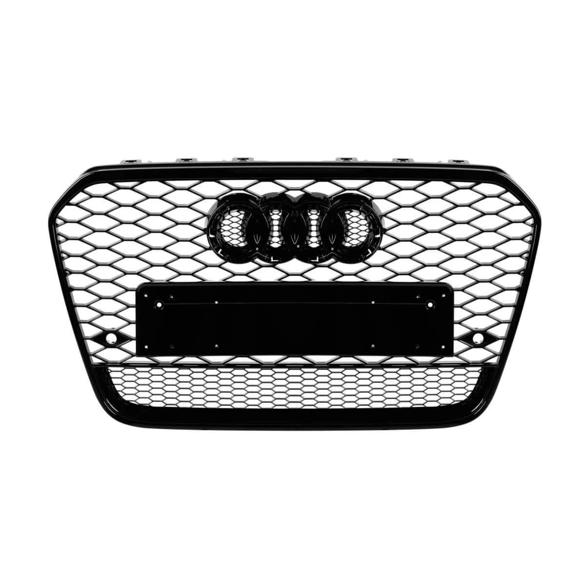 Black lacquer tuning grille suitable for Audi A6 2011-2015