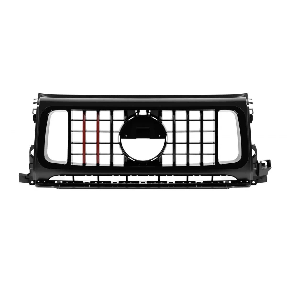 Black lacquer grille type Brabus suitable for Mercedes G-Class W464 2018-2024