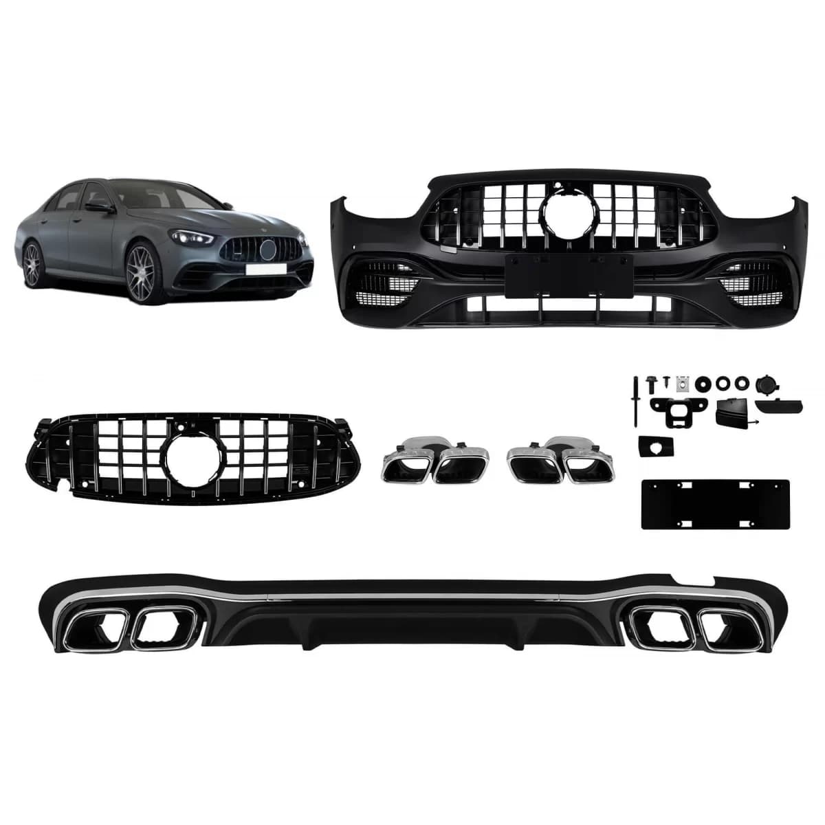 A Design package type E63 suitable for Mercedes E-Class W213 sedan after 2020