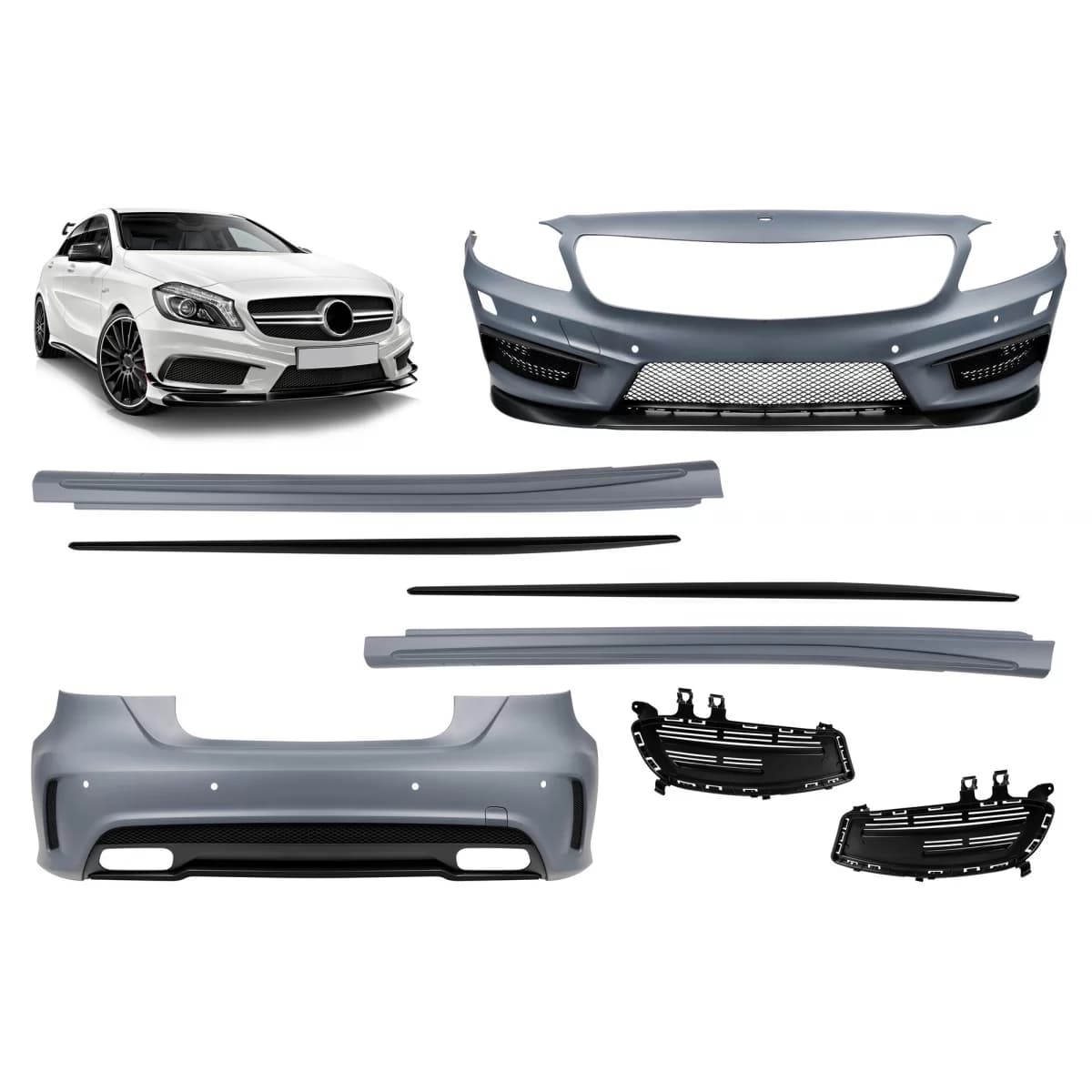 A Design package type A45 suitable for Mercedes A-Class W176 hatchback 2012-2018
