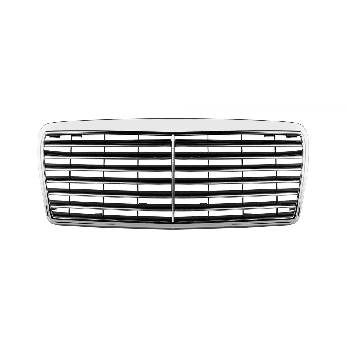 Chrome/black Avantgarde grille suitable for Mercedes E-Class W124 1993-1995