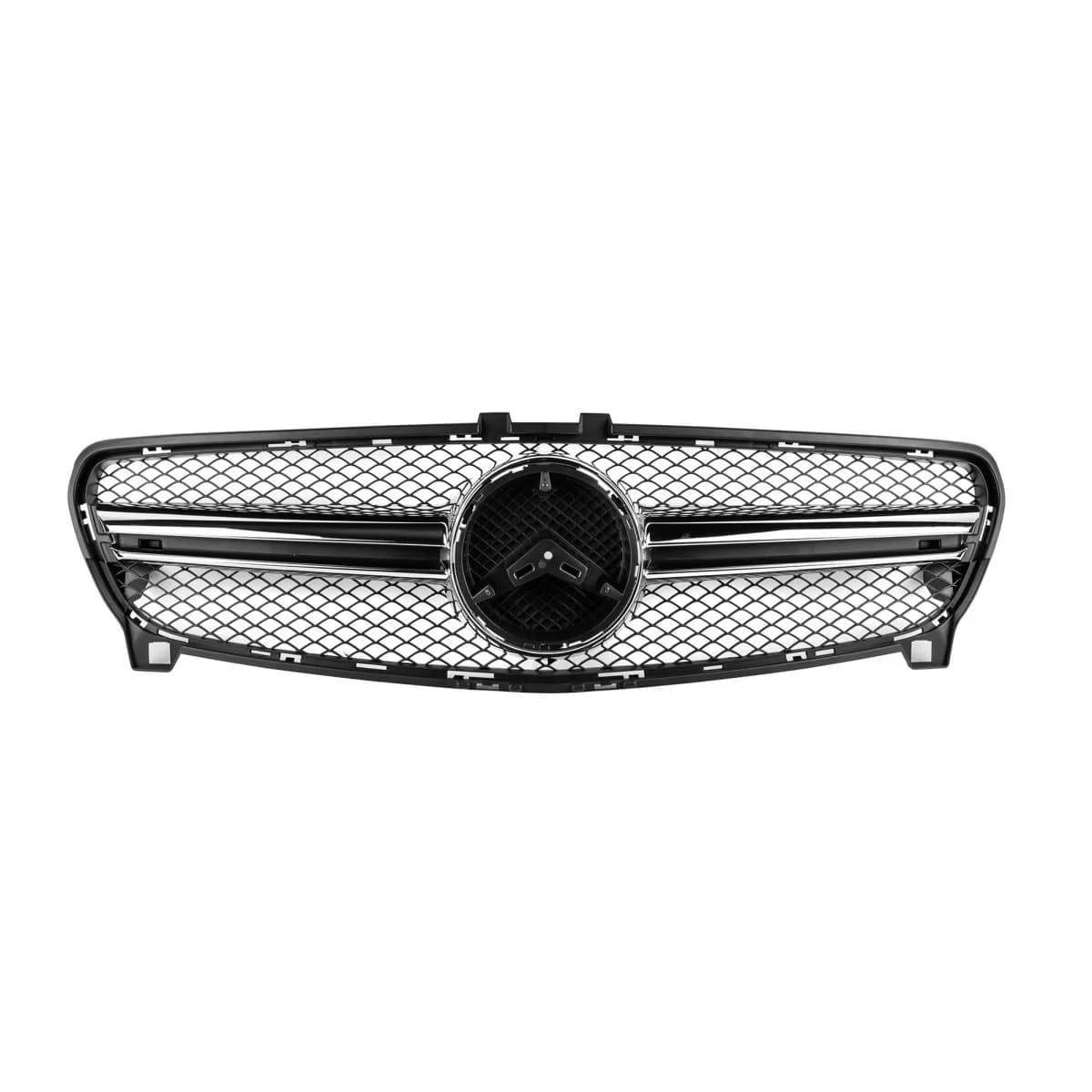 Chrome/black grille type A Design A45 suitable for Mercedes A-Class W176 2015-2018