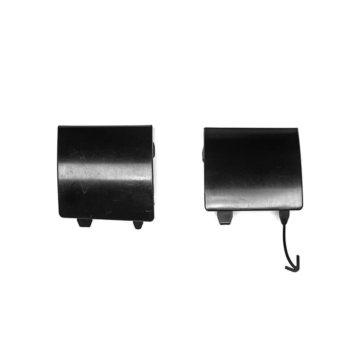Right caps suitable for A Design E63 type side skirts for Mercedes E-Class W212 2009-2013