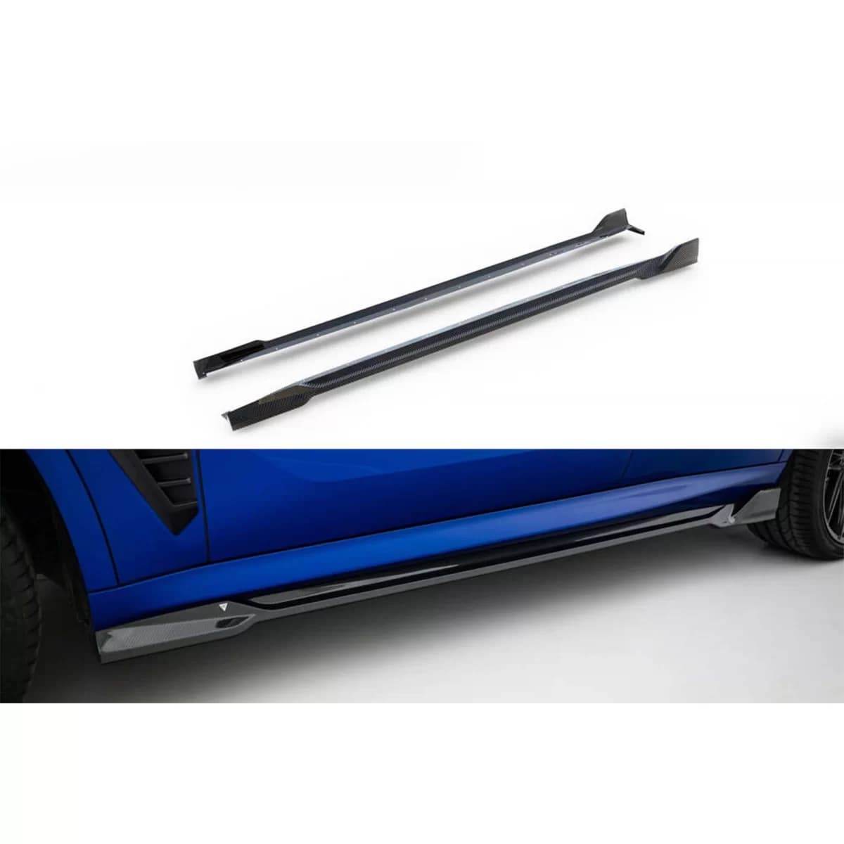 Maxton Design carbon additions suitable for BMW X5 G05 side skirts with M package 2018-2023, after 2023