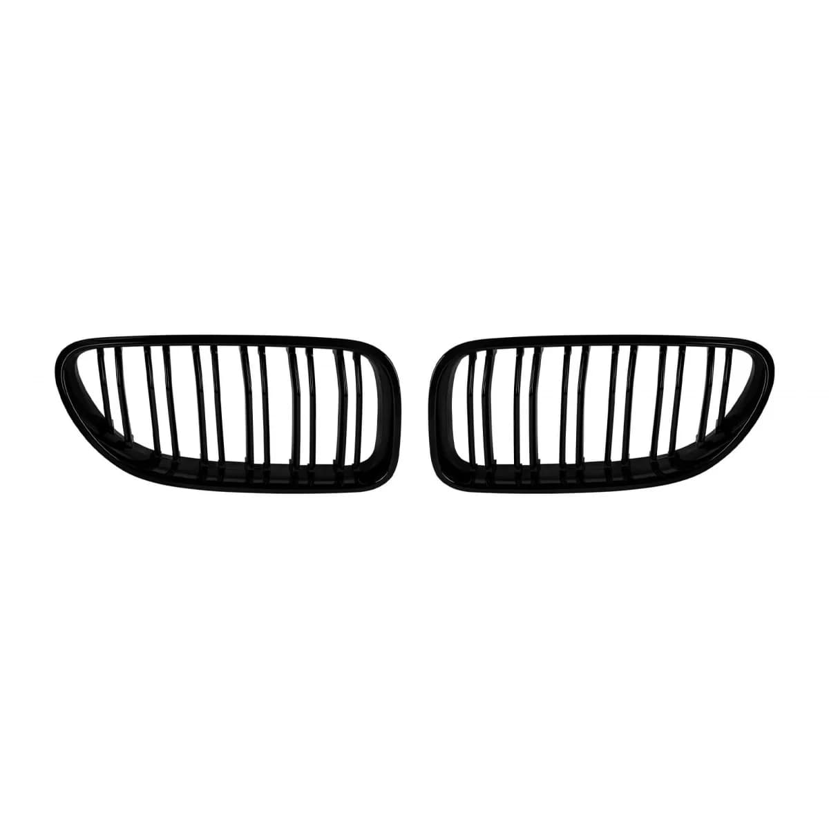 Double slat kidneys in black lacquer suitable for BMW 6 Series F06 Gran Coupe, F12 Cabriolet, F13 Coupe 2011-2018