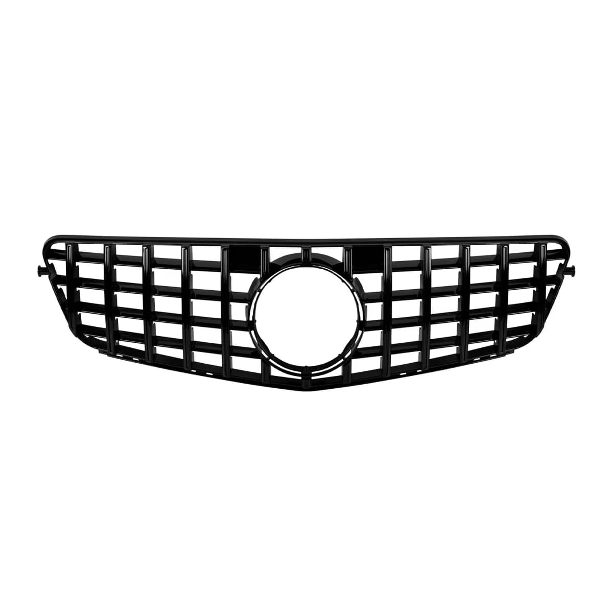 Black lacquer GT type grille suitable for Mercedes C-Class W204 sedan, wagon, coupe 2007-2014