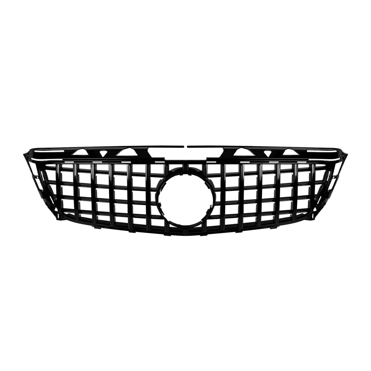 Black lacquer GT type grille suitable for Mercedes CLS C218 2011-2014 without camera opening