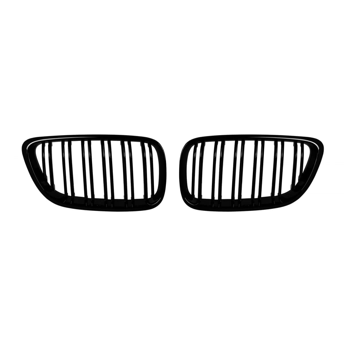 Double slat kidneys in black lacquer suitable for BMW Series 2 F22 Coupe, F23 Cabriolet after 2014
