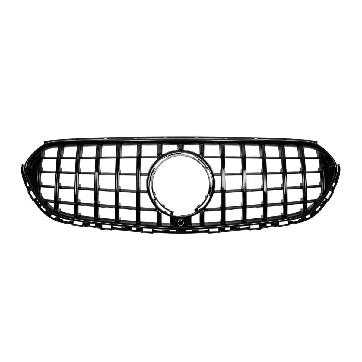 Black lacquer GT type grille suitable for Mercedes GLC X254 after 2023 for the model with Off Road bumper