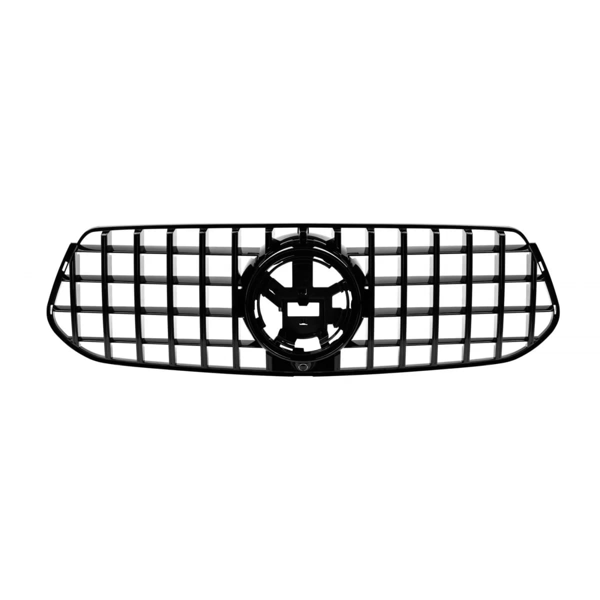 Black lacquer GT type grille suitable for Mercedes GLE SUV W167, GLE Coupe C167 after 2023, with opening for camera