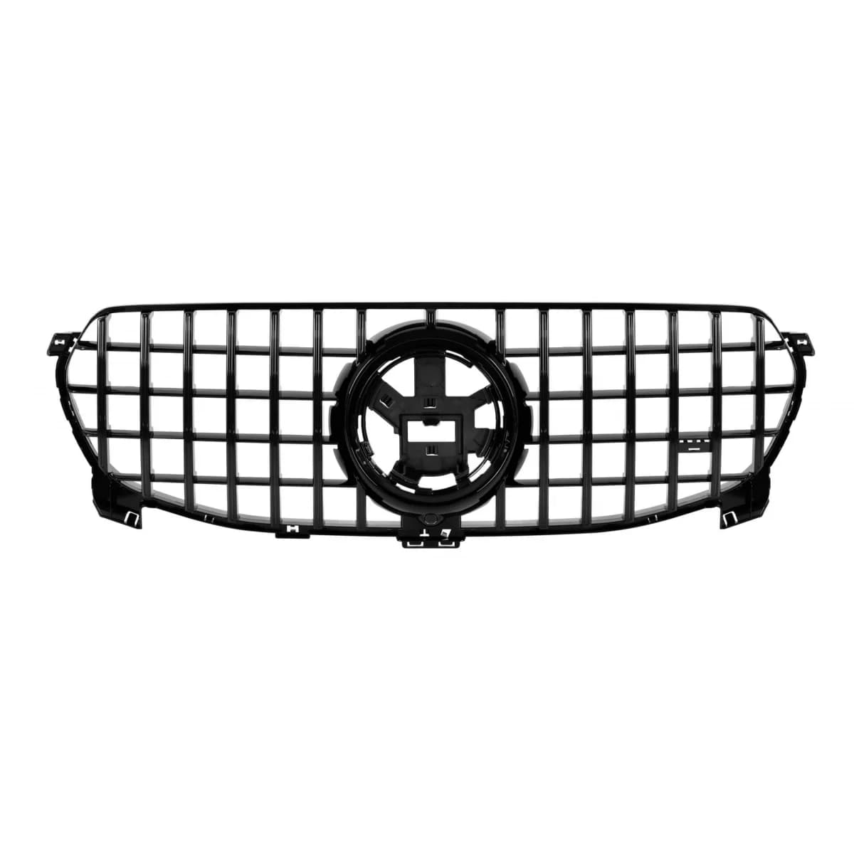 Black lacquer GT type grille suitable for Offroad package of Mercedes GLE W167 2019-2023