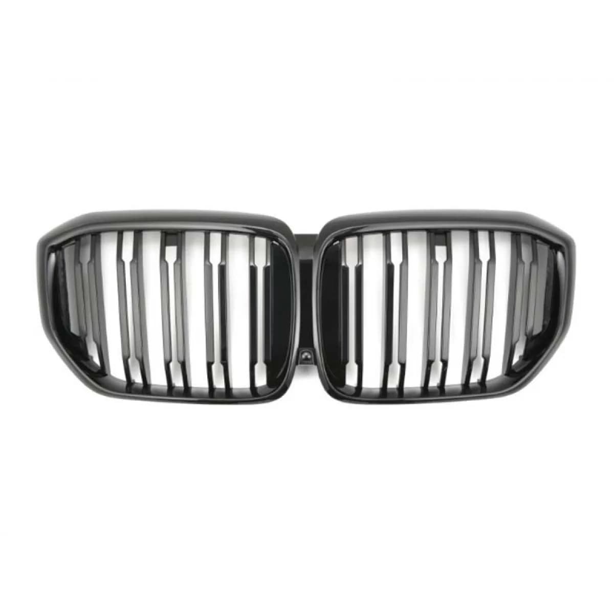 Double slat kidney grilles in black lacquer suitable for BMW X5 G05 LCI after 2023