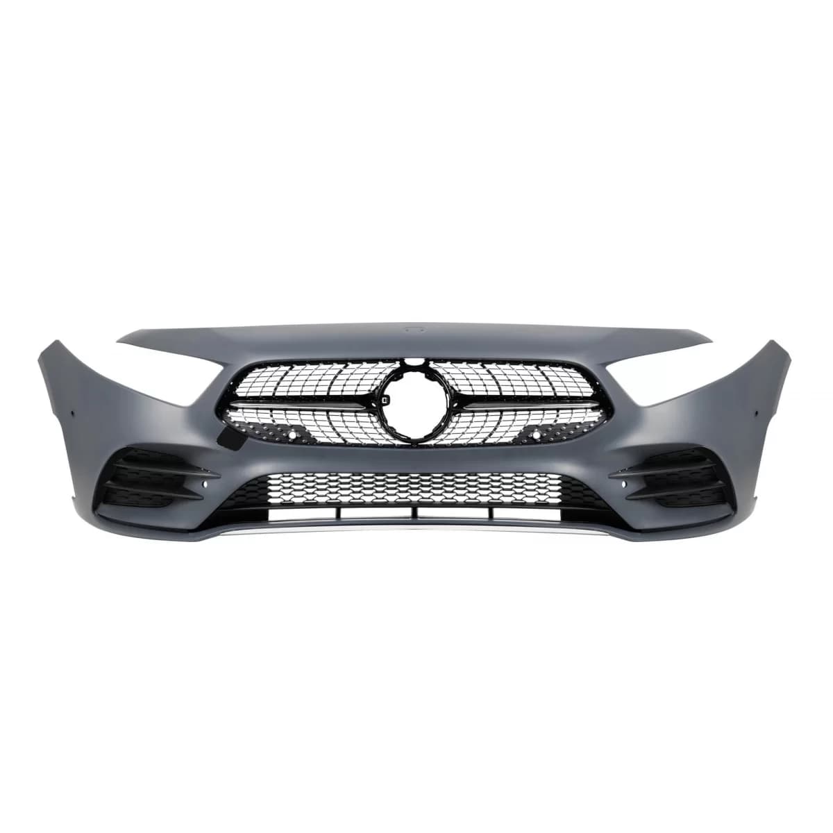 Front A Design line bumper suitable for Mercedes A-Class hatchback W177, sedan A177 2018-2023