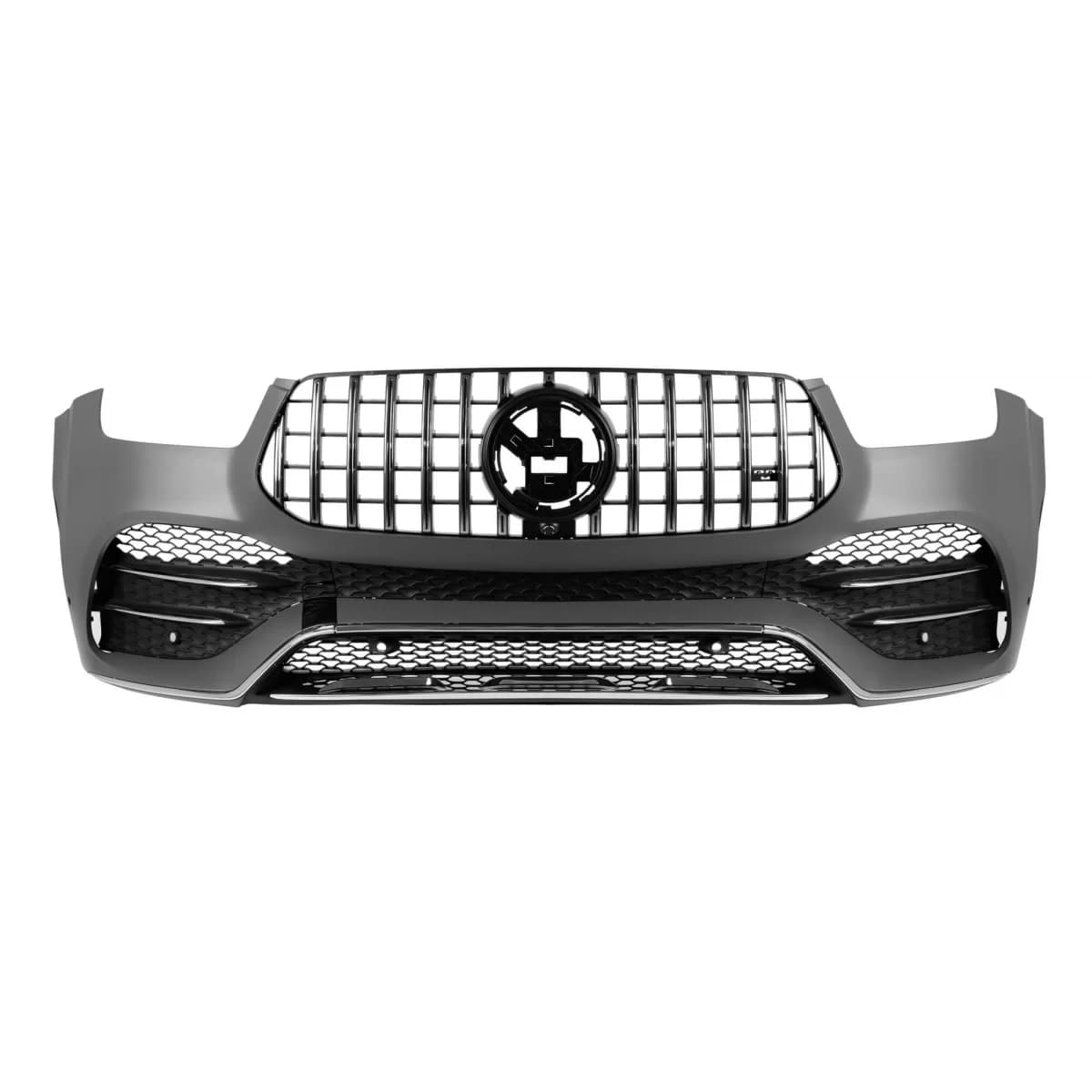 Front A Design Line bumper with chrome/black GT grille suitable for Mercedes GLE W167, GLE Coupe C167 2018-2023 to after 2024
