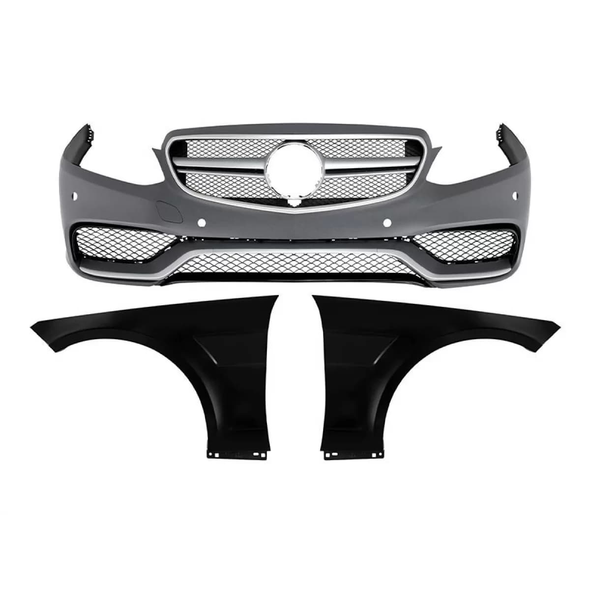 Front A Design bumper suitable for Mercedes E-Class W212 sedan, S212 estate 2014-2016 with PDC, for genuine E63 A Design