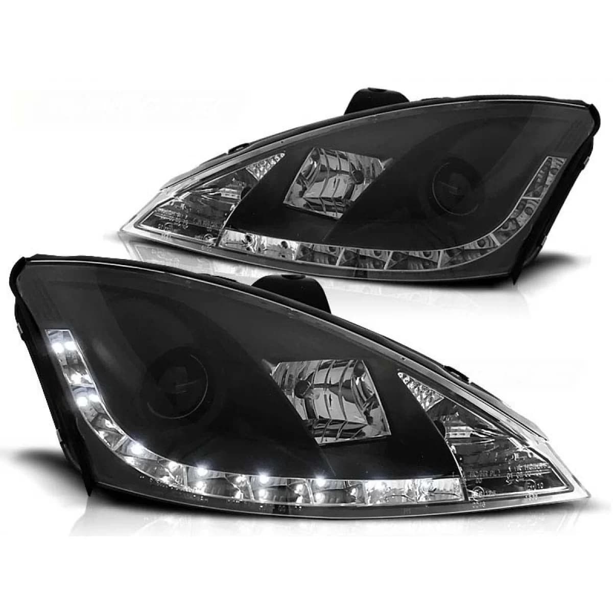 Tuning headlight set with LED lights suitable for Ford FOCUS MK1 11.2001-10.2004, left and right