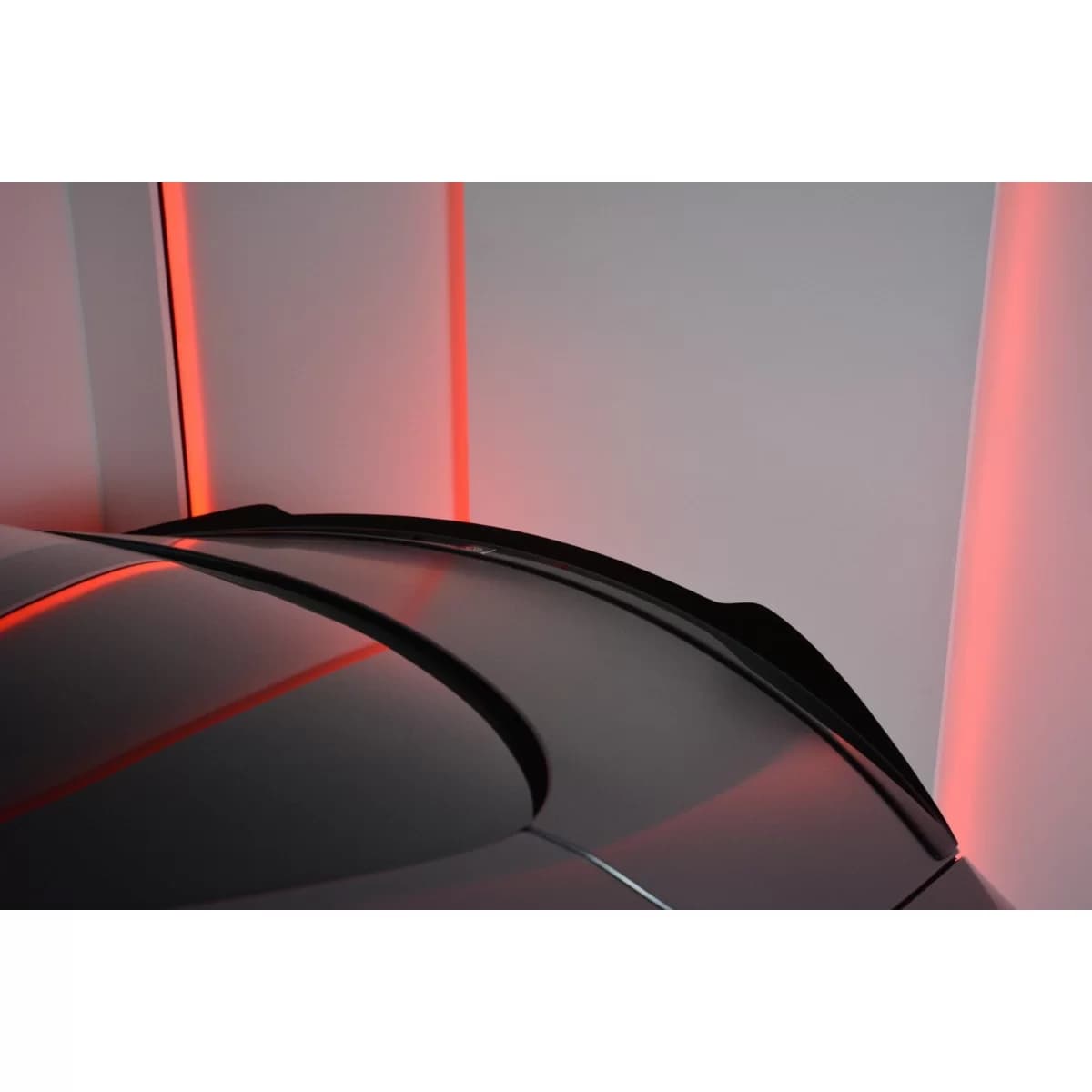 Maxton Design Type A Design Spoiler suitable for Mercedes C-Class Coupe C205 2015-2018, black lacquer