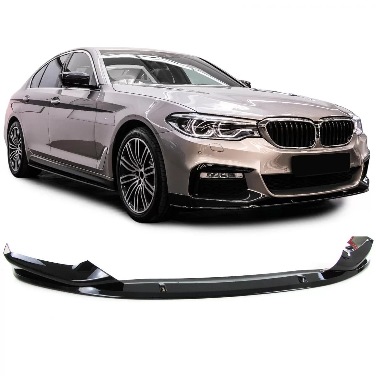 Spoiler lip front bumper performance gloss suitable for BMW G30 G31 from 16