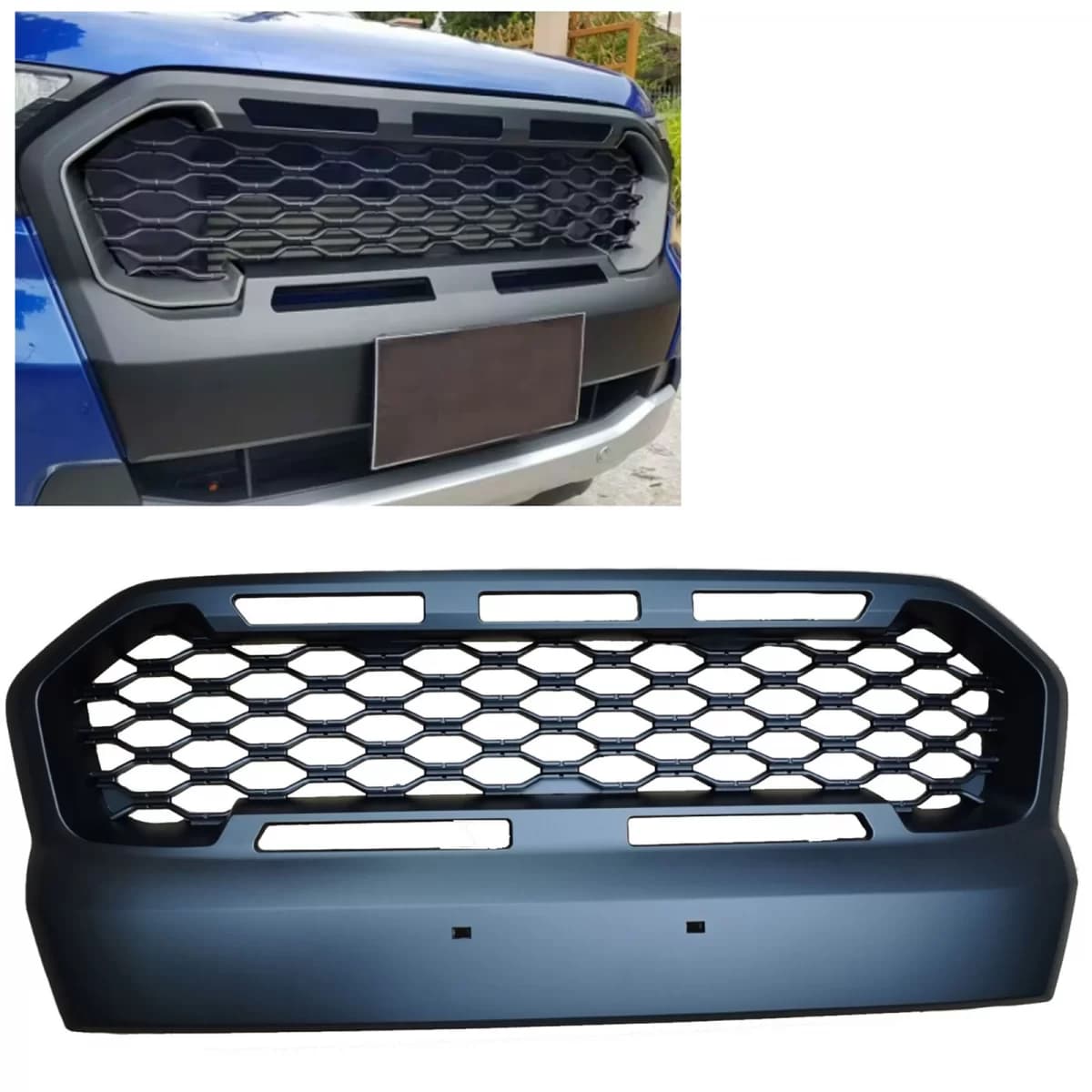 Honeycomb Sport Grille Black fits Ford Ranger T7 16-19 2.2 3.2
