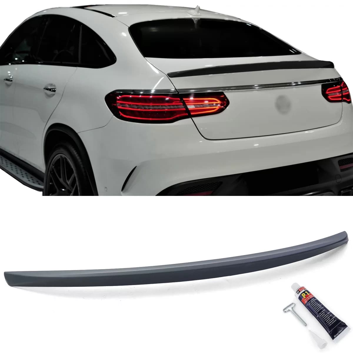 Rear spoiler lip sport version for Mercedes GLE Coupe C292 15-19