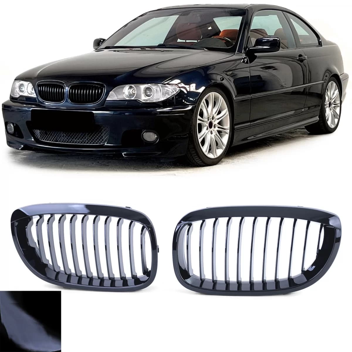 Sport grille Performance gloss suitable for BMW 3 Series E46 Coupe Convertible 03-07