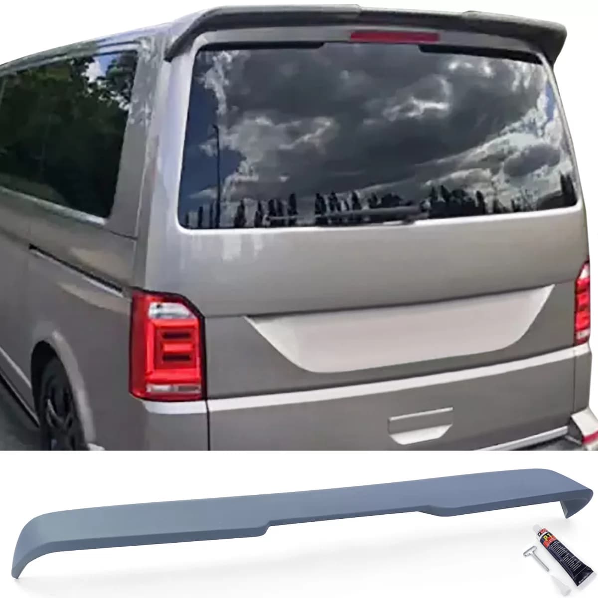 Sport roof spoiler rear spoiler edition for VW Bus T6 T6.1 with tailgate from 15