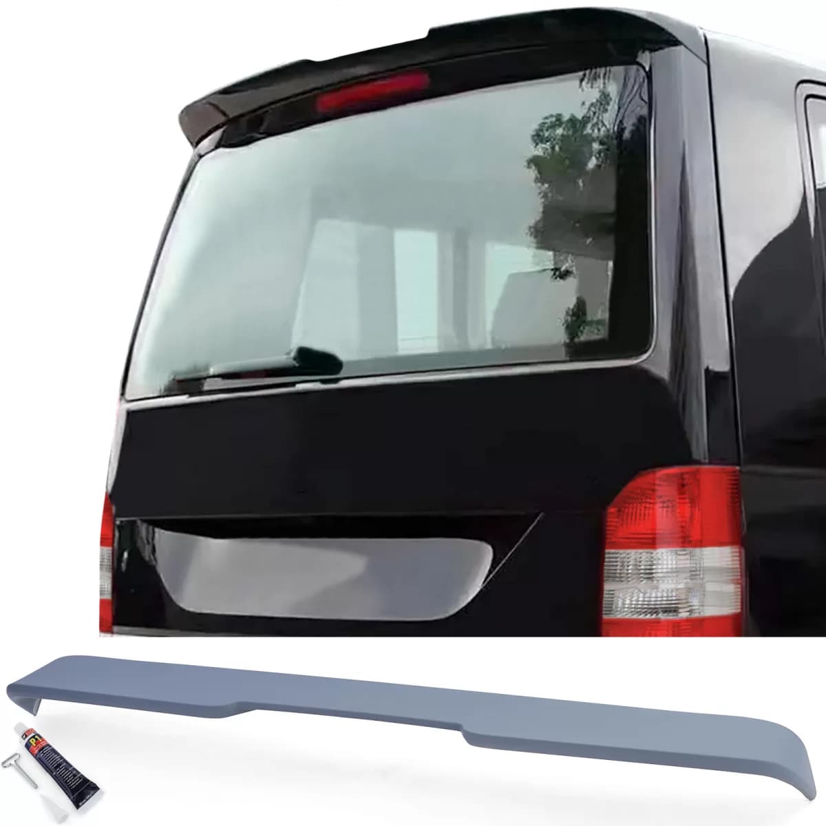 Sport roof spoiler rear spoiler edition for VW Bus T5 T5.1 with tailgate 03-15