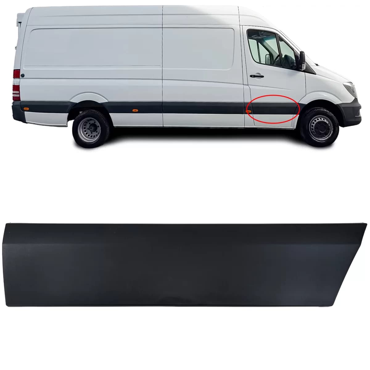 Front right door trim for Mercedes Sprinter W906 2006-2018