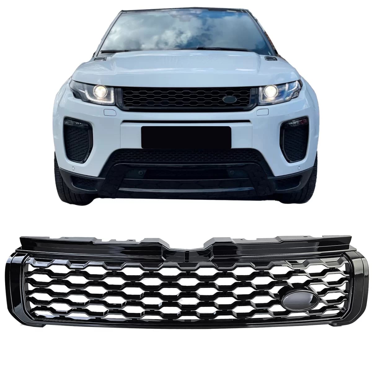 Sport Grille Gloss Black fits for Range Rover Evoque L538 2015-2018