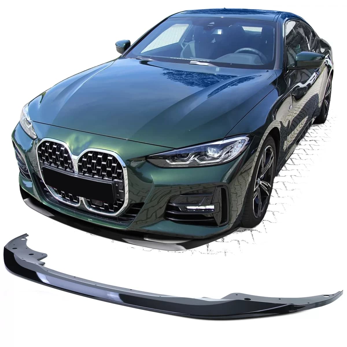 Spoiler lip performance black gloss suitable for 4 Series BMW G22 G23 G26 from 20