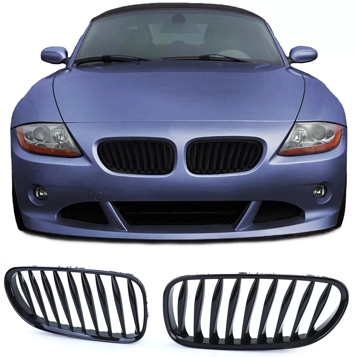 Sport grille Performance gloss black suitable for BMW Z4 E85 E86 02-09