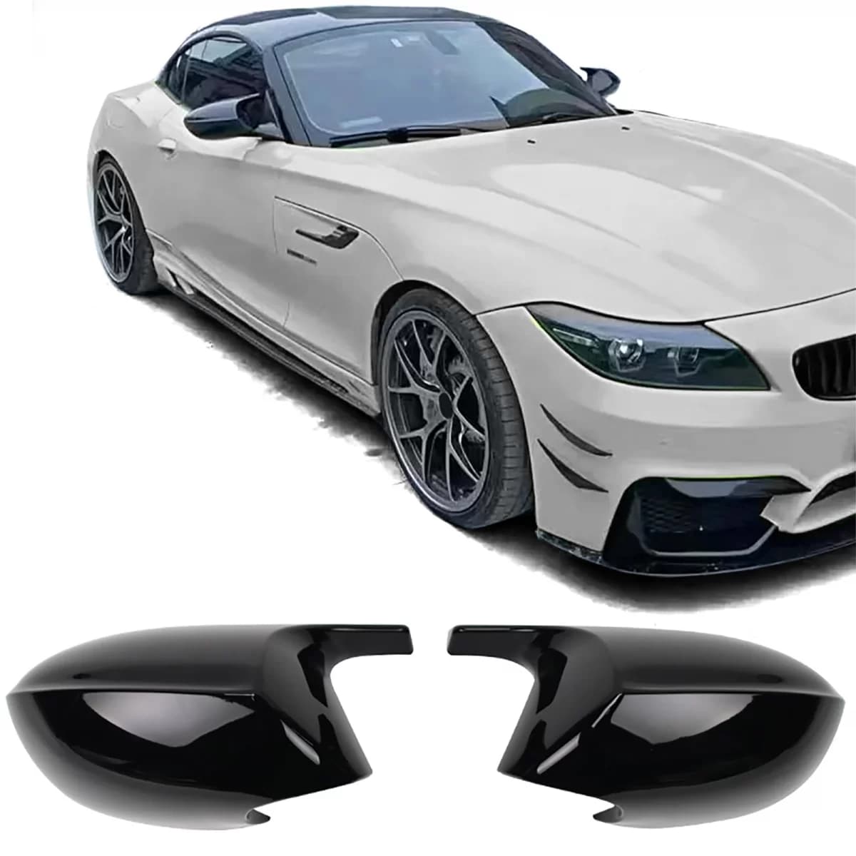 Replacement mirror caps gloss black suitable for BMW Z4 E89 2009-2016