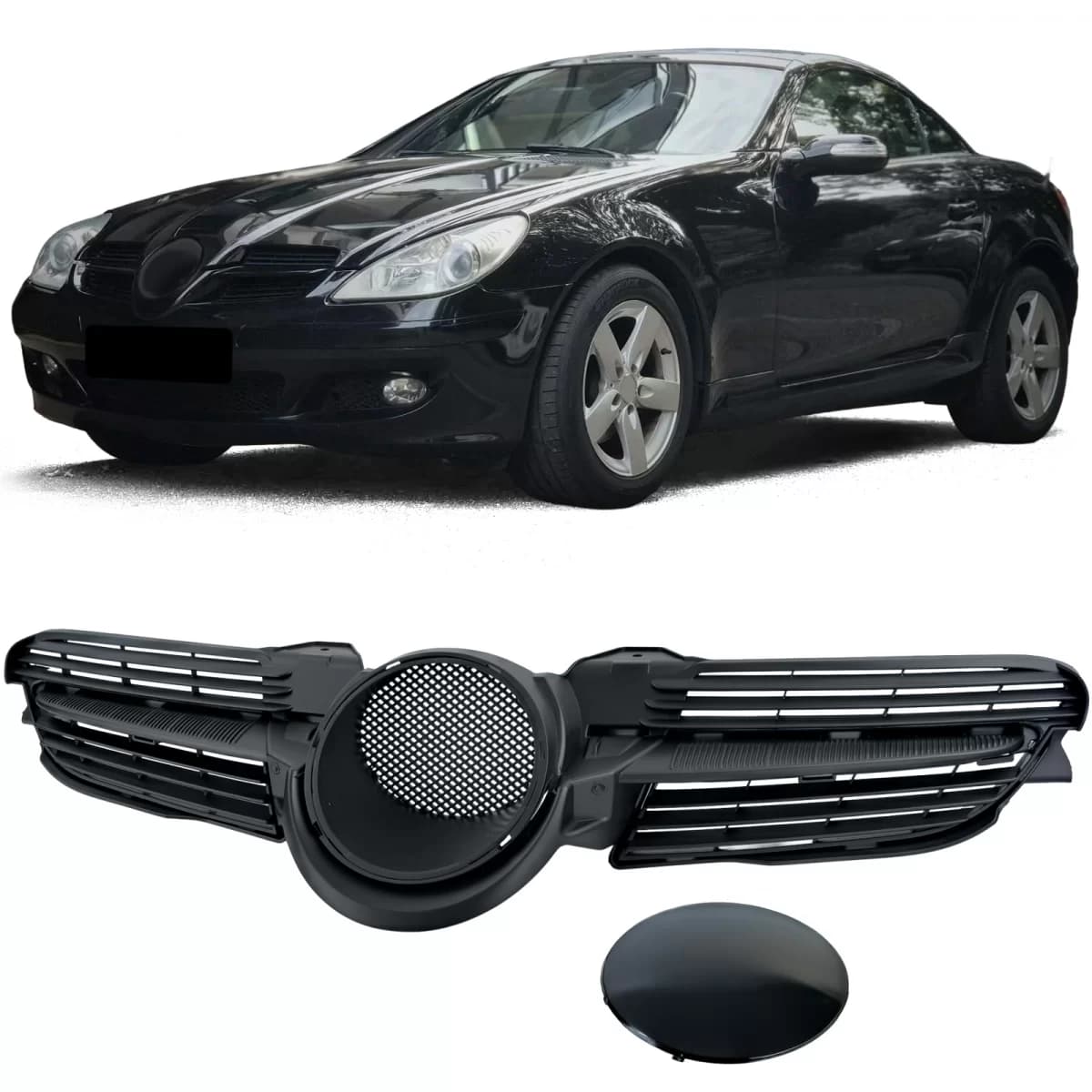 Radiator grille fits Mercedes SLK R171 2004-2007 pre-facelift