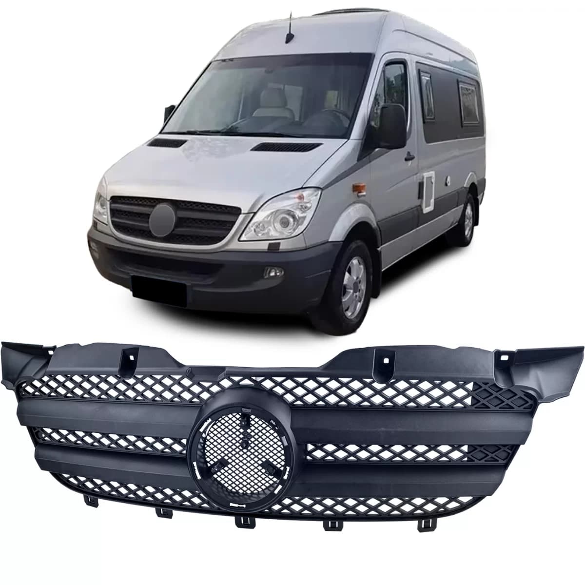 Grille for Mercedes Sprinter W906 Pre-facelift 2006-2013