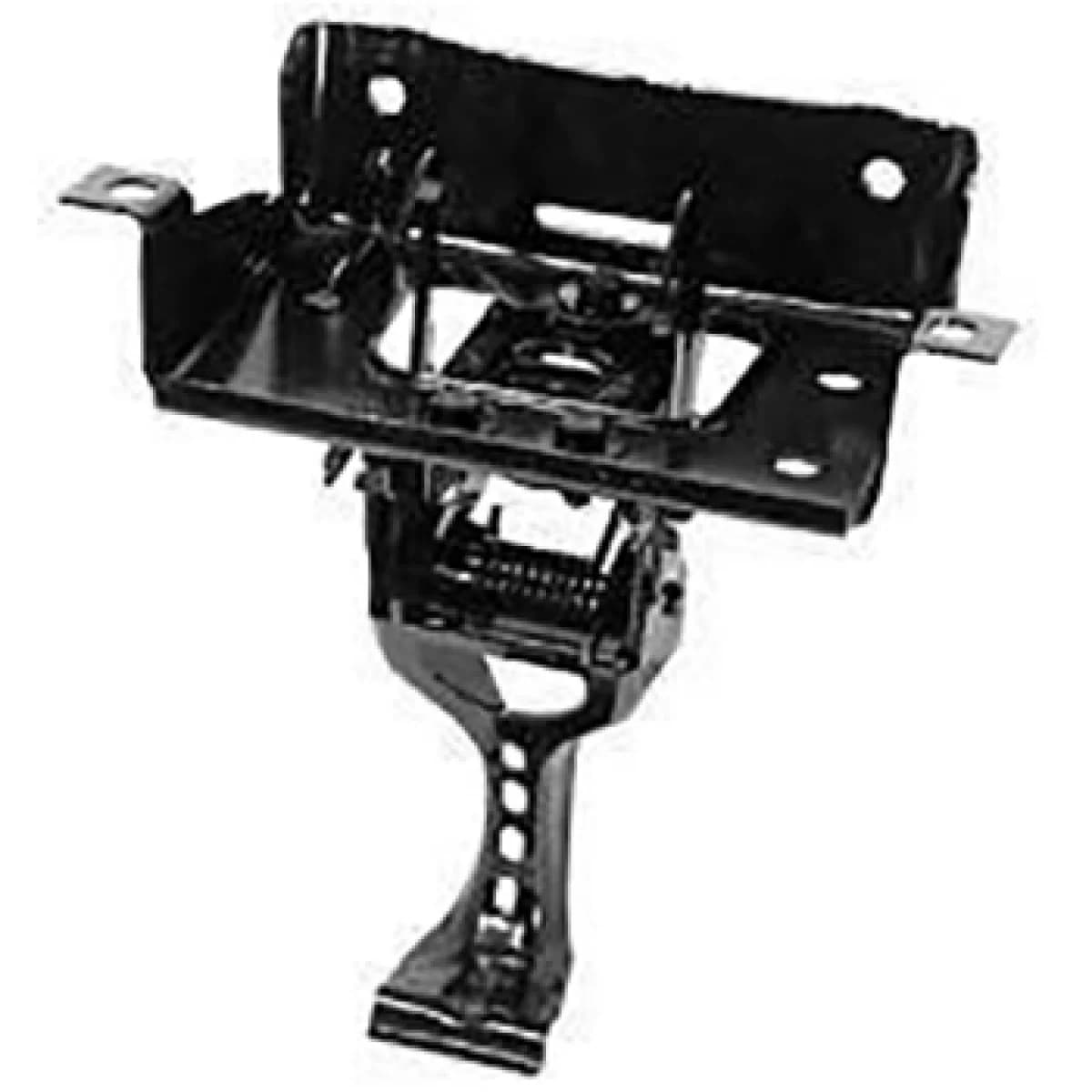 Hood latch with retaining plate for Ford Mustang 64-65