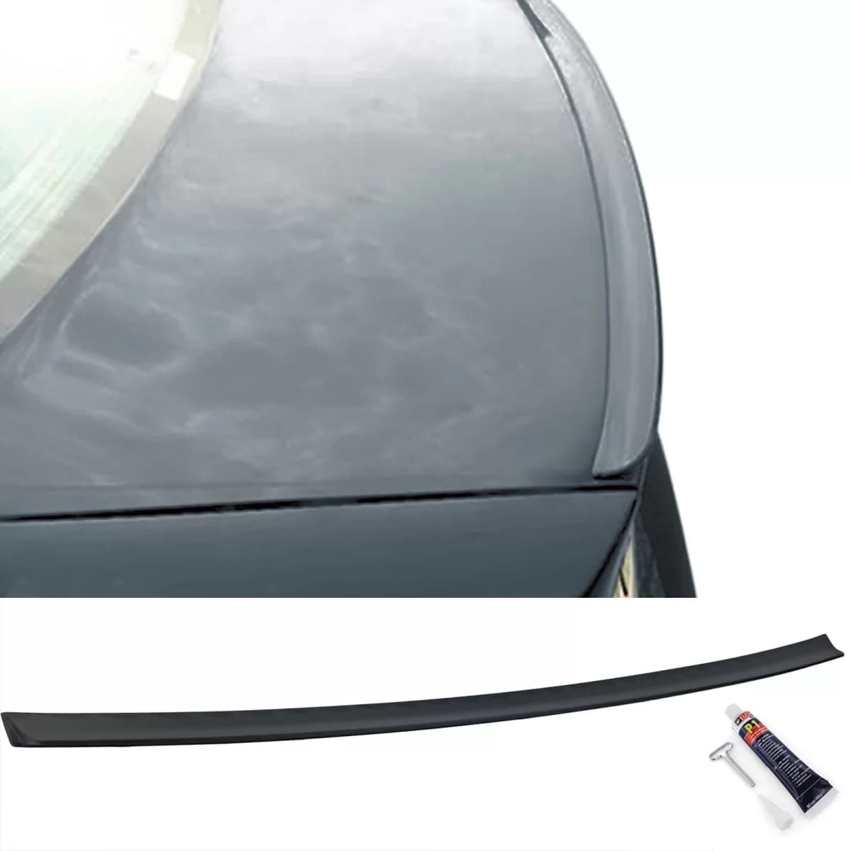 Rear spoiler lip Performance with ABE fits 3 Series BMW E46 Sedan 1998-2005