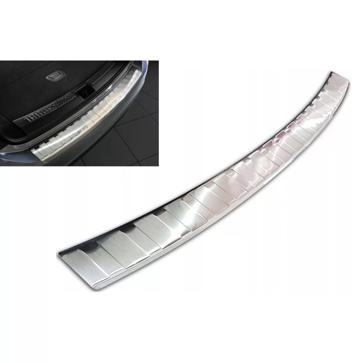 Avisa rear bumper protector suitable for Opel Insignia B estate, GSI 2017-2020, after 2020, chrome