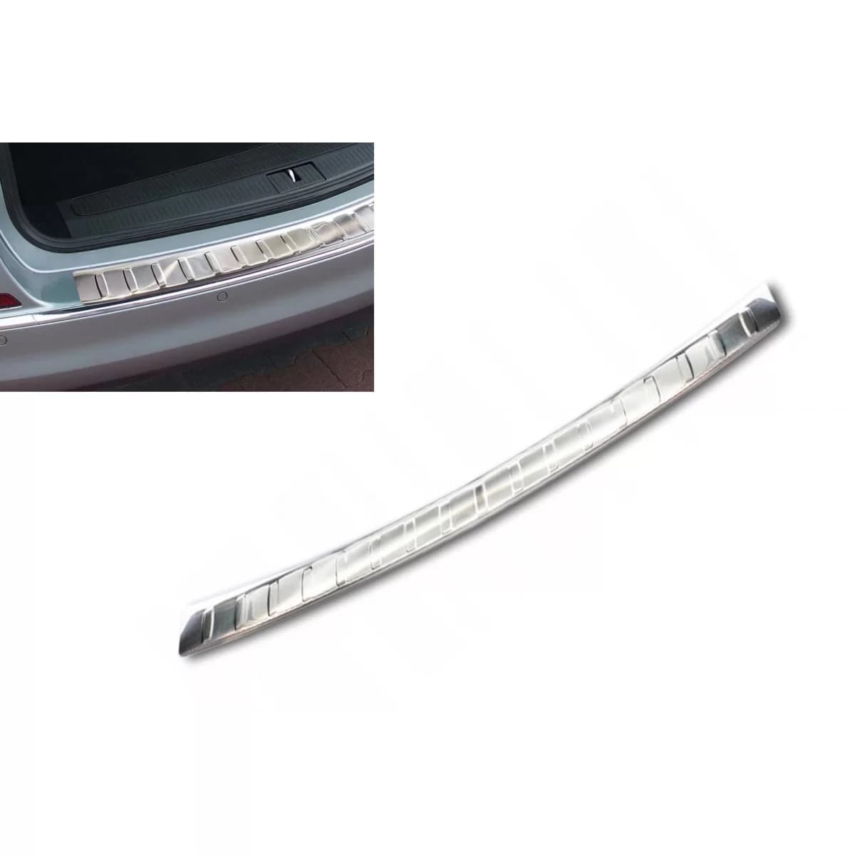 Avisa rear bumper protector suitable for Opel Astra 5-door estate 2012-2015, chrome